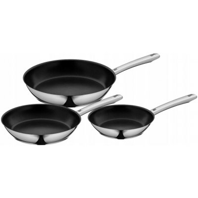 WMF Sada pánví NORDIC PROFI, sada 3 ks, stříbrná, nerezová ocel – Zboží Dáma