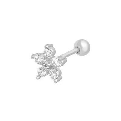 Ornamenti piercing se zirkony silver OOR350028 – Zboží Dáma