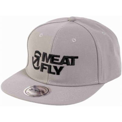 Meatfly Ness Snapback Grey Black Revital Černá – Hledejceny.cz
