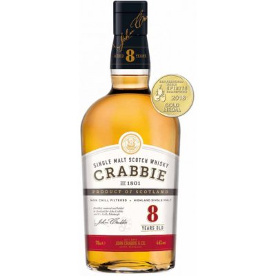 Crabbie scotch whisky 12y 43% 0,7 l (holá láhev)