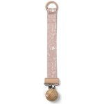 Elodie Details klip na dudlík s dřevěným úchytem Monkey Sunrise Pink – Sleviste.cz