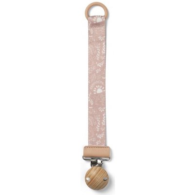 Elodie Details klip na dudlík s dřevěným úchytem Monkey Sunrise Pink – Sleviste.cz