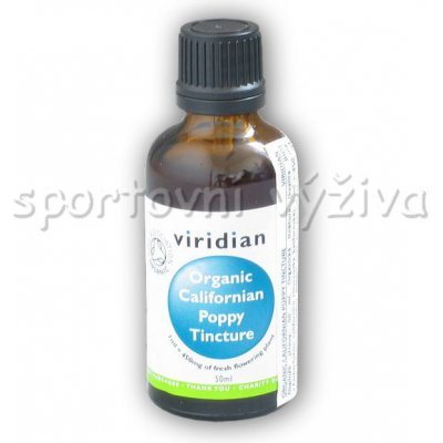 Viridian Californian Poppy Tincture 50 ml Organic
