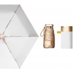 Luxury Gold Shimia skládací cestovní mini deštník bílý – Hledejceny.cz