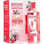 Beefeater Pink Gin 37,5% 0,7 l (dárkové balení 1 sklenice) – Hledejceny.cz