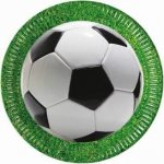 Papírové talíře FOTBAL 23 cm, GoDan – Zboží Dáma