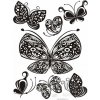 Ag Design AGF00459 samolepící dekorace - velur Butterflies F 0459 Motýli rozměry 65 x 85 cm