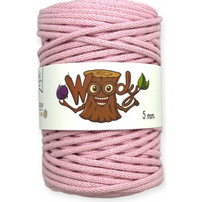 Woody 5 mm – Pudrová růžová (100m) – Hledejceny.cz