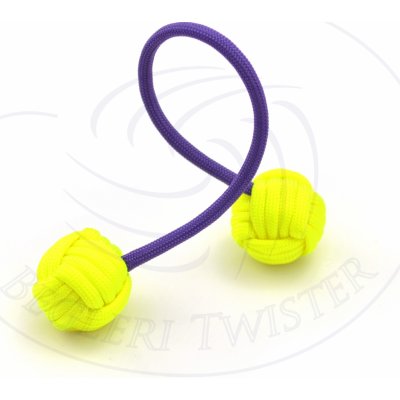 Begleri Twister Kanárek Délka stringu: 16,5 cm, Druh begleri: Čtyřvlákno 425, Druh stringu: Paracord 100 – Zboží Živě