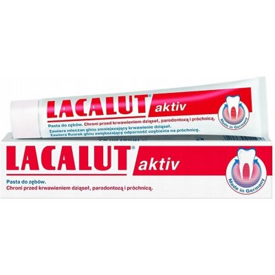Lacalut Aktiv chrání před krvácením dásní a parodontózou 75 ml – Zboží Dáma