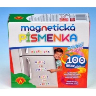 Magnetická písmena na lednici 100 dílků – Sleviste.cz