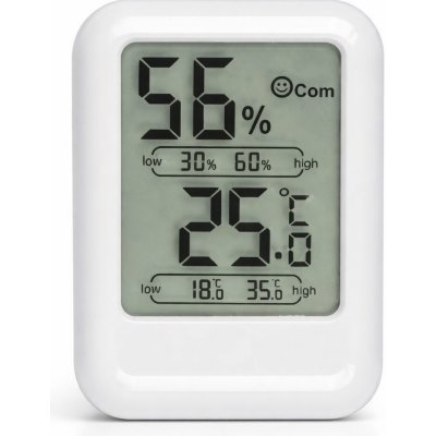 Verk 09234 Digitální teploměr a vlhkoměr (hygrometr) HTC-5, bílý – Zboží Dáma