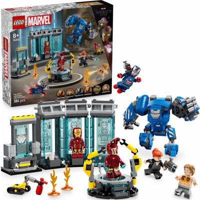 LEGO® Marvel 76315 Iron Man a jeho laboratoř: Síň brnění – Zboží Živě