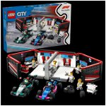 LEGO® City 60444 Garáž F1 a vozy Mercedes-AMG a Alpine – Zboží Živě