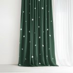 Goldea vánoční bavlněný závěs - hvězdičky na tmavě zelené 200x150 cm – Hledejceny.cz