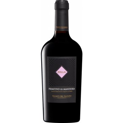 Zolla Primitivo di Manduria DOC 2021 14,5% 0,75 l (holá láhev) – Zboží Dáma