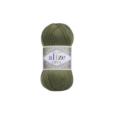 Alize Diva 273 khaki zelená – Hledejceny.cz