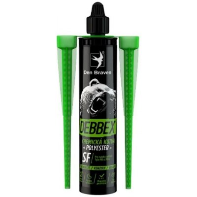 DEN BRAVEN Chemická kotva bez styrenu POLYESTER SF 380ml - šedá – Sleviste.cz