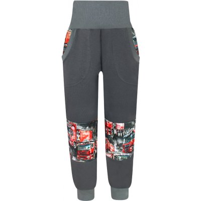 V Mart tepláky s dvojitými koleny Hasiči šedá – Hledejceny.cz