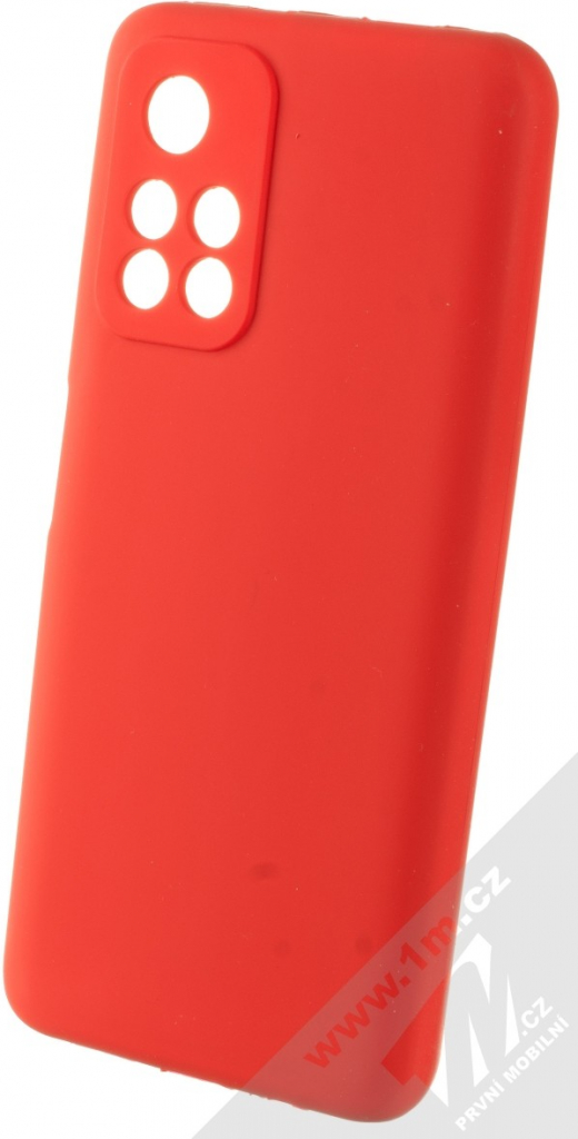 Pouzdro 1Mcz Silicone ochranné Xiaomi Redmi Note 11 5G China version, Redmi Note 11S 5G, Redmi Note 11T 5G, Poco M4 Pro 5G rumělkově červené