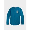 Pánské Tričko Burton Roadie Base Layer Tech lyons blue