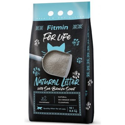 Fitmin For Life Cat natural litter with Sea Breeze Scent 10 l – Sleviste.cz