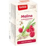 Apotheke Malina s citronovou šťávou čaj se stévií 20 x 2 g – Hledejceny.cz