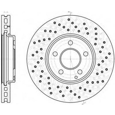 REMSA Brzdový kotouč - 304 mm RMS 6943.10 – Zboží Mobilmania