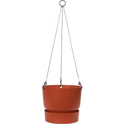 ELHO Závěsný květináč Greenville Hanging Basket 24 cm, hnědý