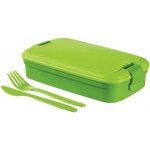 M.A.T. box svačinový Lunch & Go s klick uz+ příbor PH zelený – Zboží Dáma