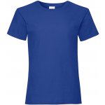 Fruit Of The Loom základní bavlněné tričko Valueweight modrá královská melír – Zboží Mobilmania
