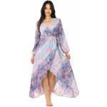 Himalife Šaty Paisley světle modrá s růžovou – Zboží Dáma