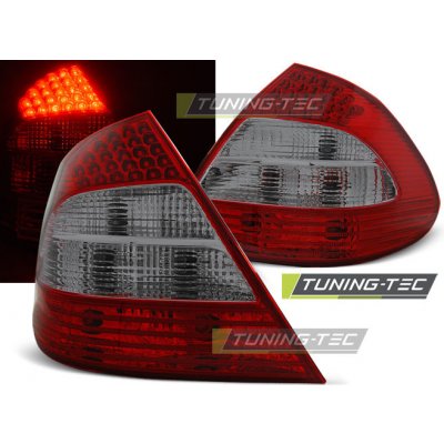 Tuning-Tec Zadní čirá LED světla Mercedes Benz E W211 (2002 - 2006) - červené kouřové – Zboží Mobilmania