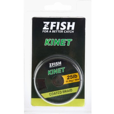 Zfish šňůra Kinet Coated Braid Hnědá 10m 9kg – Zbozi.Blesk.cz