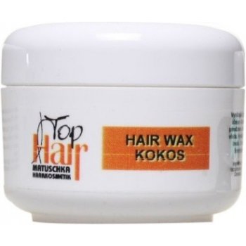 Matuschka Hair Wax jemný vosk na vlasy v kelímku kokos 100 ml