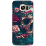 Pouzdro iSaprio - Skull in Roses - Samsung Galaxy S7 Edge – Zboží Mobilmania