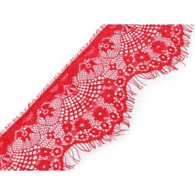 Francouzská krajka šíře 90 mm Varianta: červená, Balení: 3 m 42549/81137/248035 – Hledejceny.cz