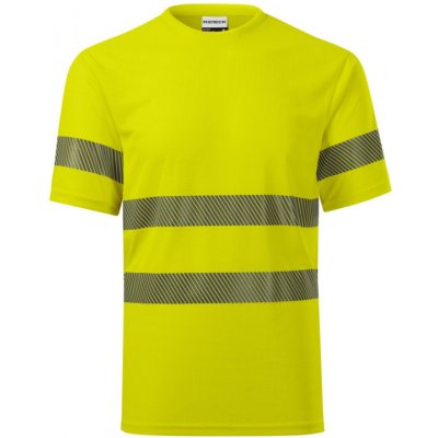 Rimeck tričko HV Dry 1V8 reflexní krátký rukáv unisex Žlutá svítivě M – Zboží Dáma