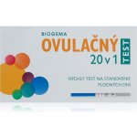 Biogema Ovulační test 20 v 1 diagnostická sada 20 ks – Zboží Dáma