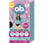 o.b. Teens menstruační kalhotky černé – Sleviste.cz