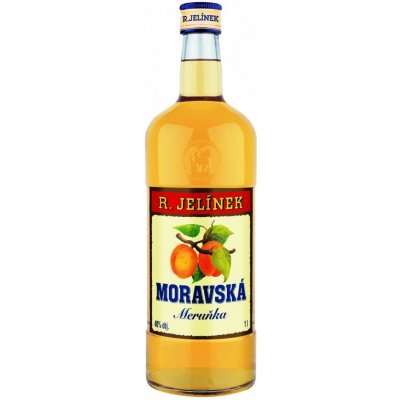 R. Jelínek Moravská meruňka 35% 1 l (holá láhev)