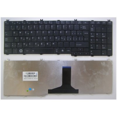 slovenská klávesnice Toshiba Satellite C650 C655 C660 C665 C670 L650 L655 L670 L750 L770 černá SK mat