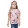Dětské tričko Winkiki dívčí tričko WKG 91361, růžová motýlci růžová