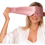 UVtech Hedvábná maska na spaní H-3 Růžová – Hledejceny.cz