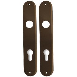Holar Standard štít dveřní – PZ – 72 mm hnědý