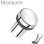 Šperky4U Plug do ucha titan TIT1419-016 – Zboží Dáma