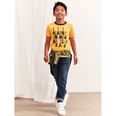 GAP Dětské džíny straight stretch Tmavě modrá – Zboží Dáma