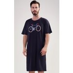 Old bike pánská noční košile kr.rukáv tm.zelená – Zboží Dáma