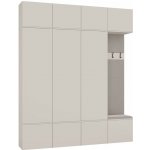 TP Living Předsíňová stěna Haga II 200 cm kašmír – Hledejceny.cz