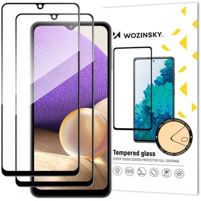 Wozinsky sada 2x superpevné Full Glue tvrzené sklo přes celou obrazovku s rámečkem Case Friendly Samsung Galaxy A32 4G černá A1-15989 – Zboží Živě